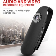 1080P HD Video Camera Portable Digital Video Recorder Night Vision Back Clip Miniature DVR Camcorder Mini Camera