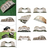 [lzdjlmy2ua] RC Wooden Bridge Easy to Use Sturdy Detachable Desktop RC Climbing Car Obstacle Bridge 