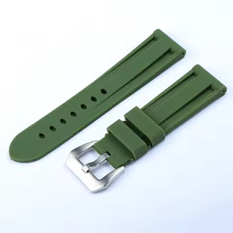 Omega Strap Panerai 24mm Silicone Watch Band for Panerai Strap Rubber Bracelet 22mm 24mm 26mm Men Wo