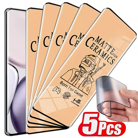 5PCS Matte Ceramic Film For Honor Magic 6 7 Lite 50 70 90 200 Lite Screen Protector For Honor X8 X9 