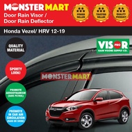 VISOR PRO Honda Vezel HRV 2013-2019 2nd Generation Mugen Style Door Visors Rain