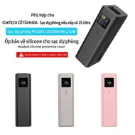 Silicone Protective Case for Cuktech 15 Ultra 210W 20000mAH (PB200U) - Soft Silicone Case Anti-Scrat