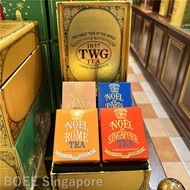 TWG Christmas TOUR TEA SET LIMITED Festive Music Box with 4 mini Tins and 4 types of teas