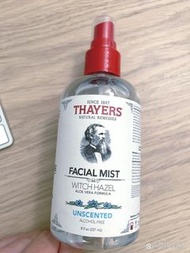 現貨 美國Thayers 金縷梅無酒精噴霧爽膚水 237ml (玫瑰花味/蘆薈無香味)