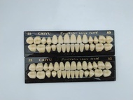 gigi palsu full set atas bawah isi 28 pcs /gigi sintetis lepasan/peralatan gigi tiruan original asli