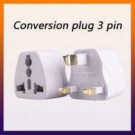 3-Pin Universal Adapter Plug Head UK 3 Pin Plug Socket US/EU/AU to UK Plug Adaptor