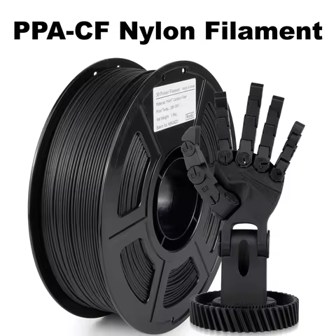 PPA Nylon, Low Moisture Sensitive Reinforced PPA-CF Filament, Carbon Fiber Filament for Industrial E