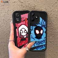 Couples Cute Cartoon Spider-Man Case for Redmi 13C 12C 10C 9 12 9T A1 9A A2 10A 9C NFC Redmi Note 12