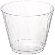 Chinet 782195849663 CT 9 OZ Cut Crystal Plastic Cold Cups, 100 Count (Pack of 1)