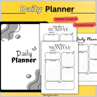 [PDF]Daily Planner Printable Version 2, Day Planner, Daily Schedule Instant Download A4/A5/A6