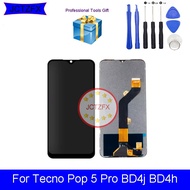 LCD Touch Screen for Tecno Camon Pop 5 Pro  BD4j BD4h front lcd  6.52 inches replacement parts