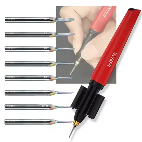 DSPIAE PT-TH Push Knife Handle YPB-0.1mm~1.5mm Drill Bits Model Engraving Tool for Assembly Model Bu