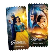 Shiny Tickets Collectible Snow White Ticket 2025 Genuine SF Cinema Rachael Zegler Gal Gadot