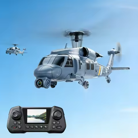 4DRC L2 Remote Control Helicopter 8K HDR Aerial Camera Built In Screen Single Rotor 6 Axis Gyro Mili