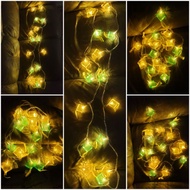 Aidilfitri LED Ketupat Raya Lamp 6 meters long..Flashing..Lip Lap..Can Connect.