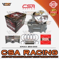 XMAX 250/300 CSA RACING ACE PRO CERAMIC BLOCK WITH FORGED PISTON 76MM, 78MM, 80MM