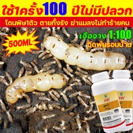 💥ได้ผล100%💥 โดนพิษ1ตัว ตายทั้งรัง กำจัดปลวก หมัด มด หนอนเจาะ มอด หนอนผัก ยาฆ่าปลวก ยาฆ่าปลวกยกรัง น้