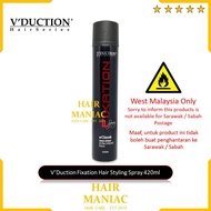 V'Duction Fixation Hair Styling Spray Hairspray (BLACK) 420ML