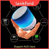 Portable Mini Bluetooth Speaker With Led Light Wireless Speaker Bass Speaker Gift