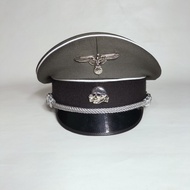 Topi Visor Waffen SS kostum Jerman WW2 costum army militer cosplay
