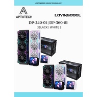 LOVINGCOOL DP-240-01/DP-360-01 4" SCREEN 240MM / 360MM LIQUID COOLING AIO CPU FAN