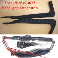 2X Headlight Seal Car Headlight Cover Strip Headlight Sealing Strip Gasket Headlight Trim  for Audi 