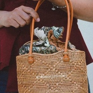 Homey Rattan | GLADYS FLOWER BAG| Rattan Bag | Rattan Crafts | Original Lombok rattan bag