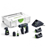 FESTOOL CXS Li 26-Set CORDLESS DRILLชุดสว่านไร้สายพร้อมแบตเตอรี่ 10.8V.