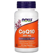 NOW Foods Coenzyme CoQ10 Capsules American Original Prevention Supply Heart Muscle Heart Immune 200m