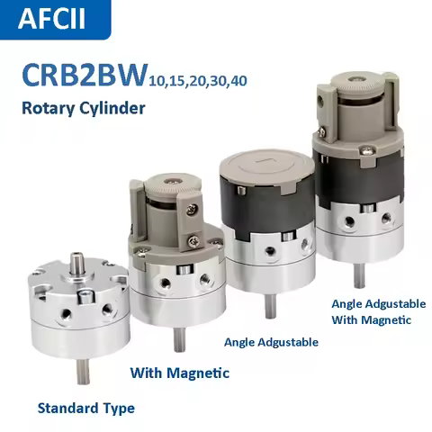 Single Blade Swinging Pneumatic Rotary Actuator Rotary Cylinder CRB2BW10/20/30/50/63-90S/180S/270S C