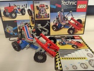 Lego 中古 1985年 8841 Dune Buggy  Technic 跟2塊盒面及盒背 殘說明書 樂高積木玩具 賣現狀 小議 非 parts 零件 散件 legoland 太空