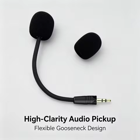 External 3.5mm Condenser Microphone High Sensitivity Stereo Pickup Mini Mic Handheld Stick For Havit