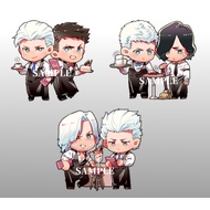 Demon Cry 5/DmC Lowercase Fan CAPCOM CAFE Merchandise Acrylic Pendant Dante Virgil Nero V