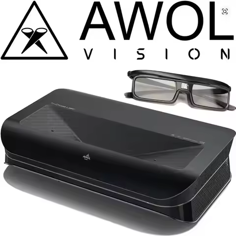 NEW AWOL VISION LTV-3000 Pro 4K Ultra Short Throw Triple Laser Projector - Home Theater