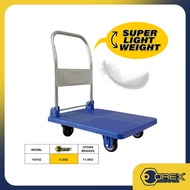 OREX HAND TRUCK TROLLEY WITH PU CASTER ,150KG