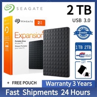 Seagate Hard Drive Expansion USB 3.0 HDD High Speed Hard Drive 2TB 1TB External Hard Drive