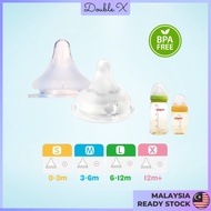 Puting SuSu Baby Pigeon Soft Teat Wide Neck Pacifier Nipple Baby Nipple Anti-Colic BPA FREE