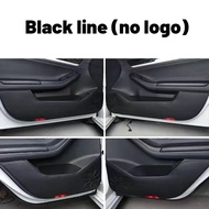 ที่มีคุณภาพสูงสำหรับ Subaru XV 2018 2019 2020 2021 2022 4ชิ้นหนังรถจัดแต่งทรงผมรถต่อต้านเตะ Pad รถอุ