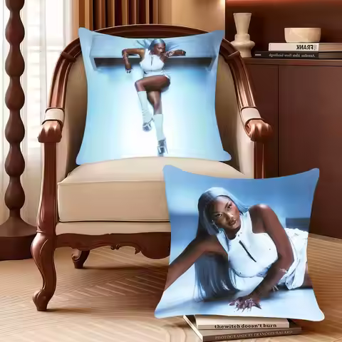Aya N-Nakamura Destinee Pillow Case Decor Protective Covers Comfortable soft for Sofa Living Room Ho