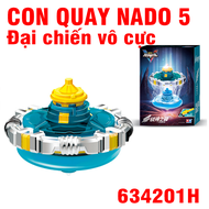 Con quay Infinity Nado 5 Đại Chiến Vô Cực Thần Phong Giáp Chiến gồm 1 vòng chiến đấu mã 634201H và 6
