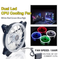 Dual Led CPU Cooling Fan Cooler Silent 120mm CPU Case Cooling Fan CPU Cooler AIO CPU Cooler Fan
