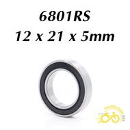 6801rs Bicycle Bearing - 1 Ring