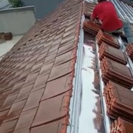 atap baja ringan genteng keramik