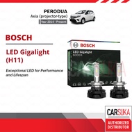 Bosch LED Gigalight 6000K H11 Halogen Headlight Retrofit Bulb + CANBUS for Perodua Axia (projector t