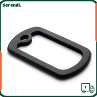 SERENDI Dog Tag Cover, 1.97*1.18 Inches Black Dog Tag Protector, Rubbers Durable Silicone Material S