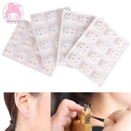 Aosunyuk 24Pcs Medical Earrings Piercing Tool Ear Stud Surgical Steel Earrings Women EN