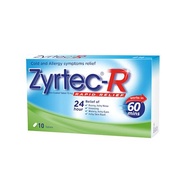 Zyrtec R 10s tablets x6 Boxes