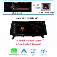 🔥[SPECIAL OFFER]🔥Bonroad Car Android Navigation Multimedia Carplay Player Auto Radio For BMW X3 F25 X4 F26 CIC NBT GPS H