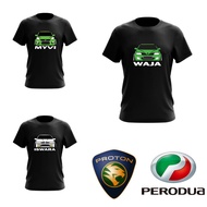 T-Shirt Logo Pelbagai Jenis Kereta |Waja/Iswara/Wira/Myvi