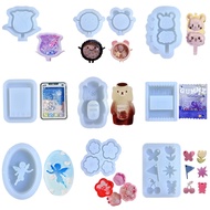 ♗❈ DIY Shaker Molds Crystal Epoxy Resin Mold Quicksand Coalball Flower Bear Angel Candy Jar Silicone Mold Jewellery Making Supplies